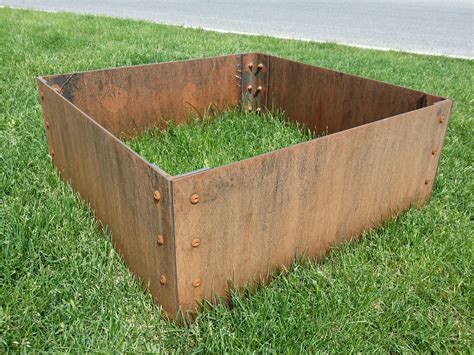 how to decorate a steel box|metal planter making box.